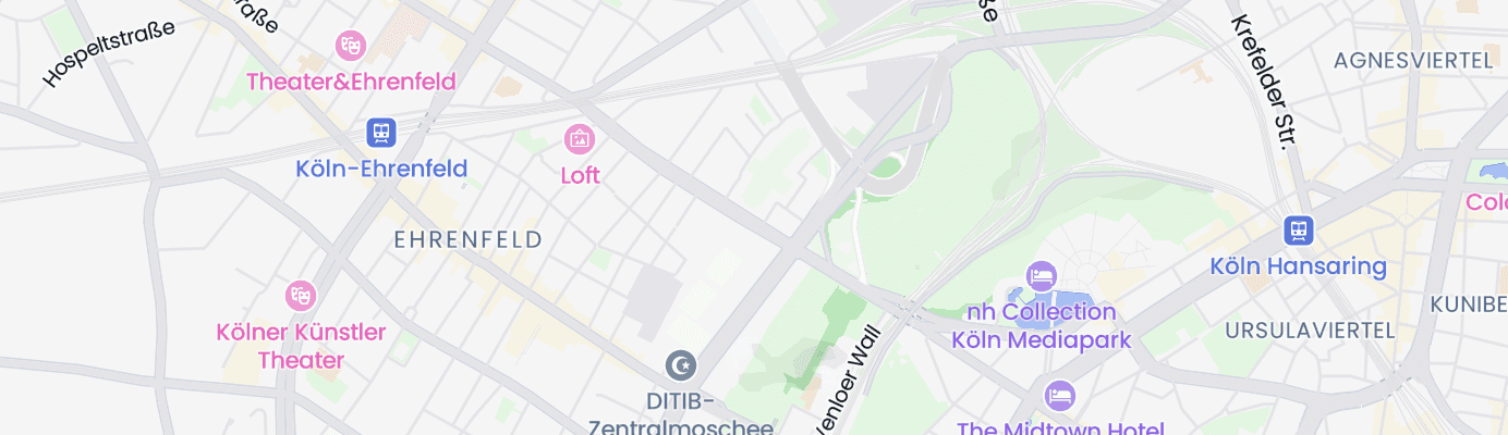 Karte mit dem ungefähren Standort