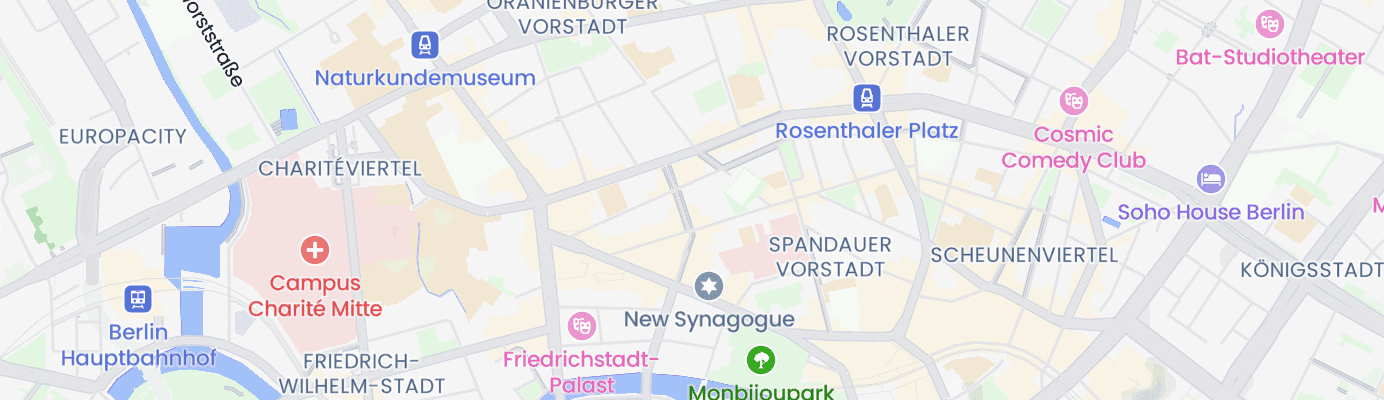 Karte mit dem ungefähren Standort