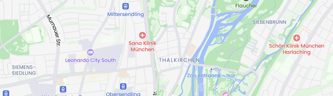 Karte mit dem ungefähren Standort
