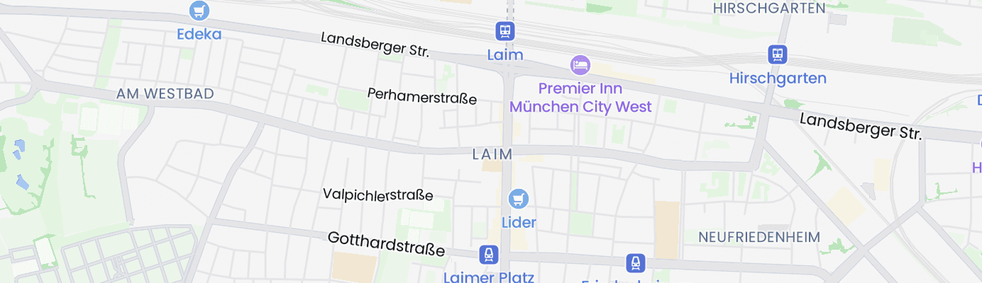 Karte mit dem ungefähren Standort