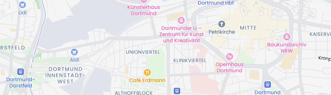 Karte mit dem ungefähren Standort