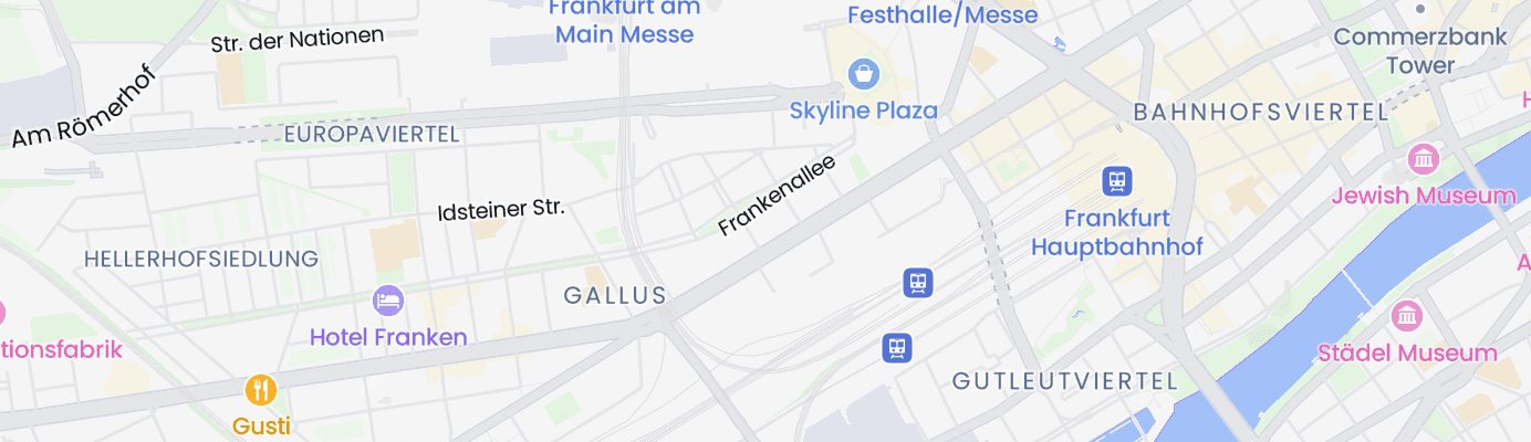 Karte mit dem ungefähren Standort