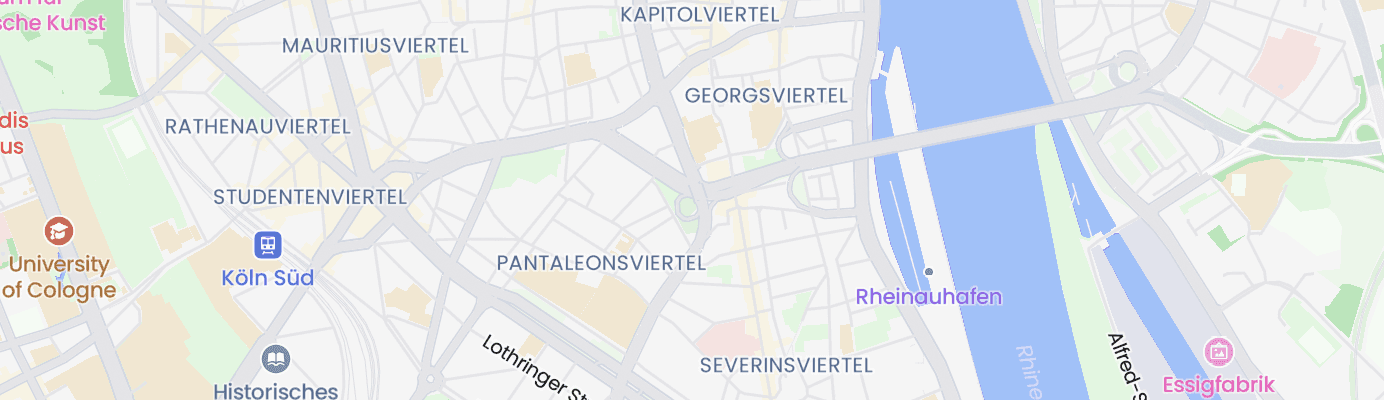 Karte mit dem ungefähren Standort
