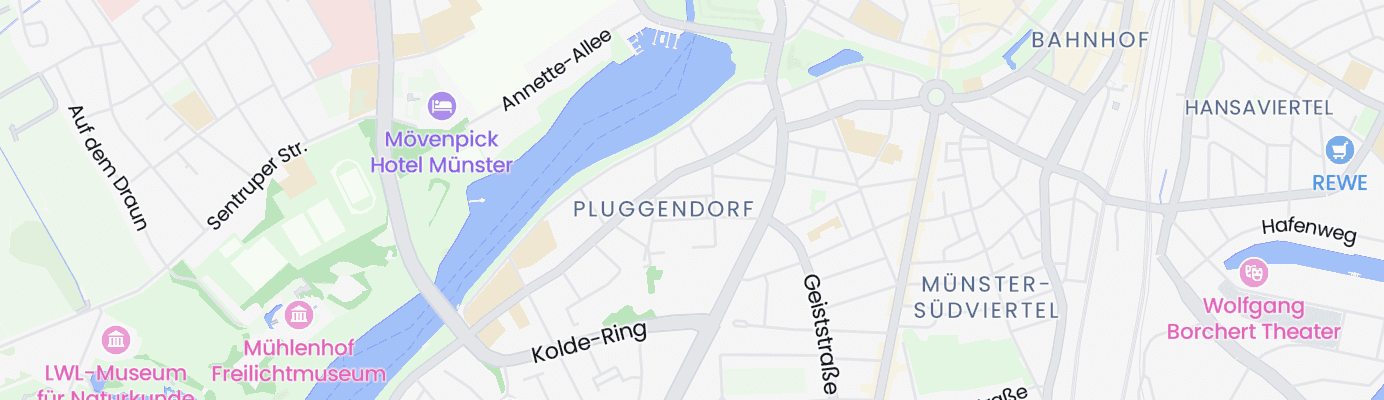 Karte mit dem ungefähren Standort