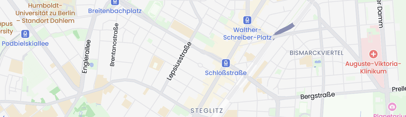 Karte mit dem ungefähren Standort