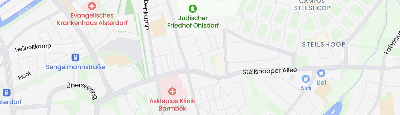 Karte mit dem ungefähren Standort