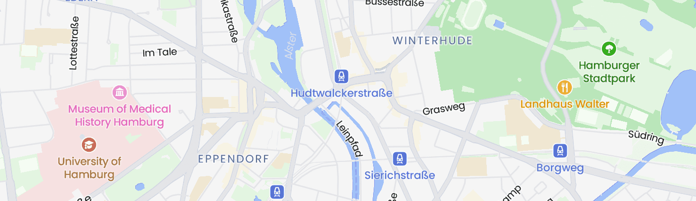 Karte mit dem ungefähren Standort