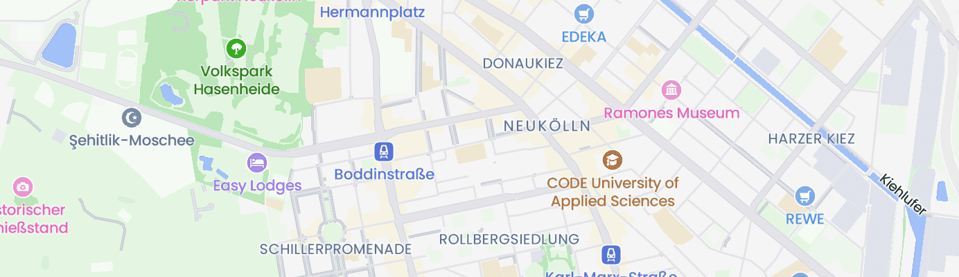 Karte mit dem ungefähren Standort
