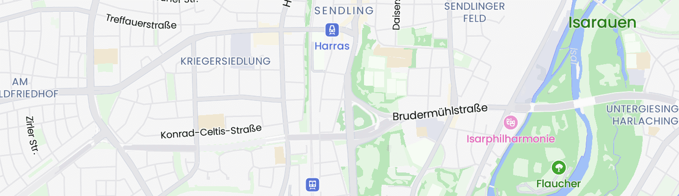 Karte mit dem ungefähren Standort