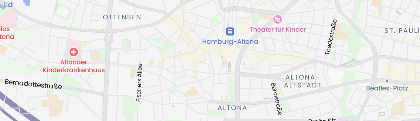 Karte mit dem ungefähren Standort