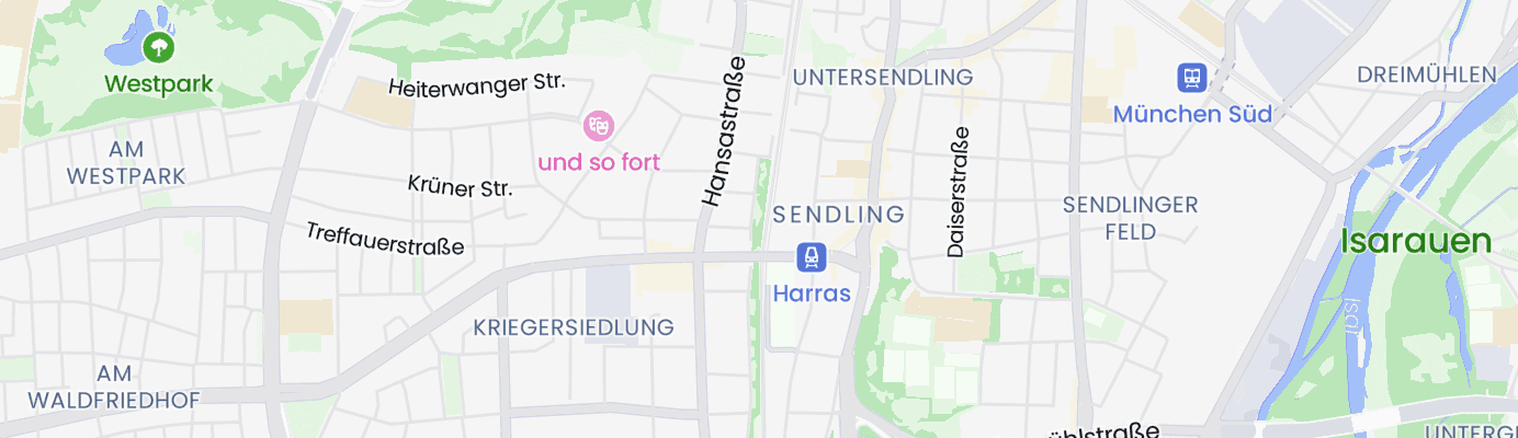 Karte mit dem ungefähren Standort