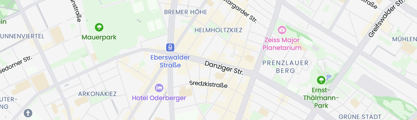 Karte mit dem ungefähren Standort