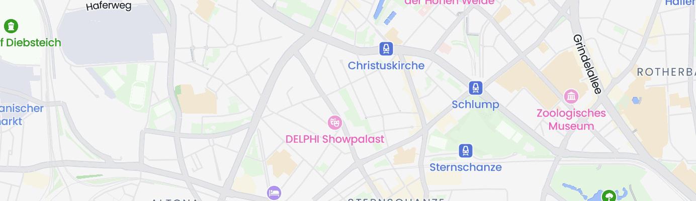 Karte mit dem ungefähren Standort