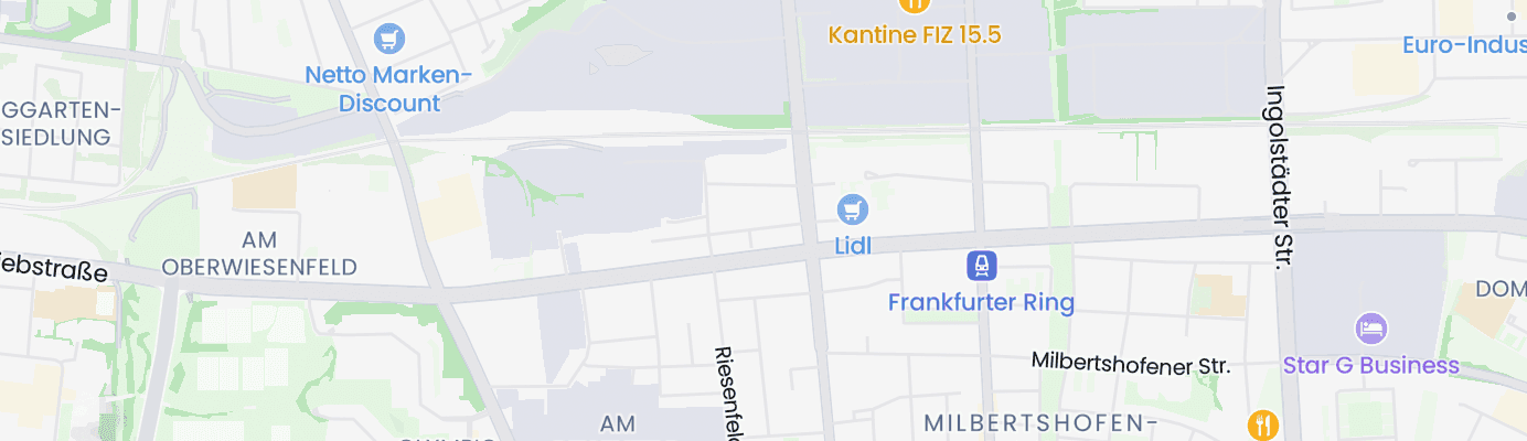 Karte mit dem ungefähren Standort