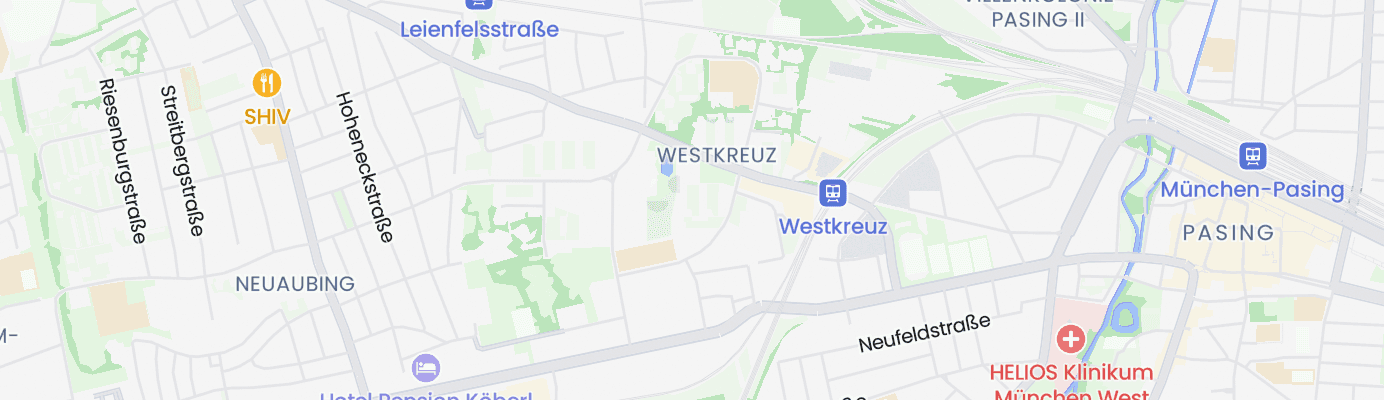 Karte mit dem ungefähren Standort