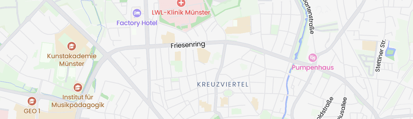 Karte mit dem ungefähren Standort