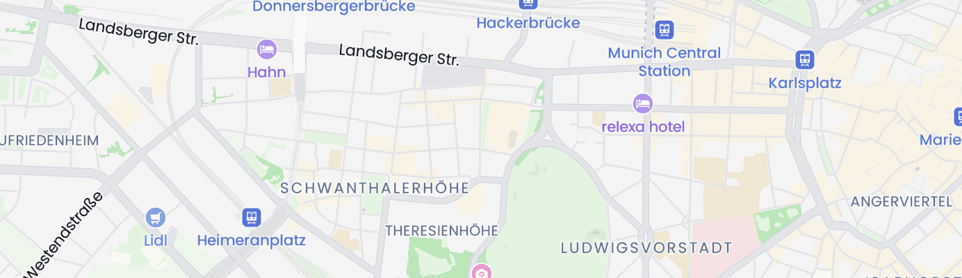Karte mit dem ungefähren Standort