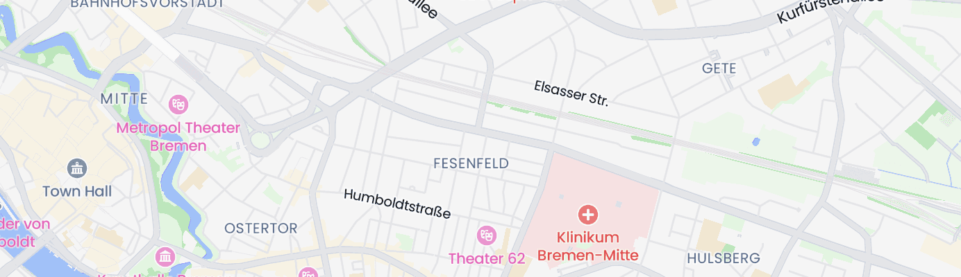 Karte mit dem ungefähren Standort