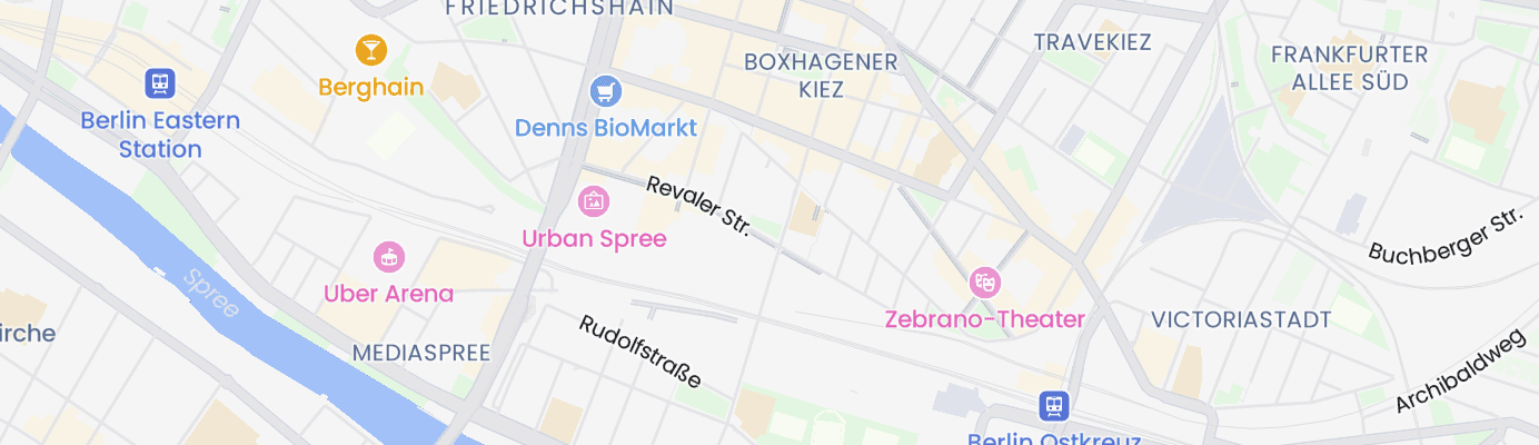 Karte mit dem ungefähren Standort