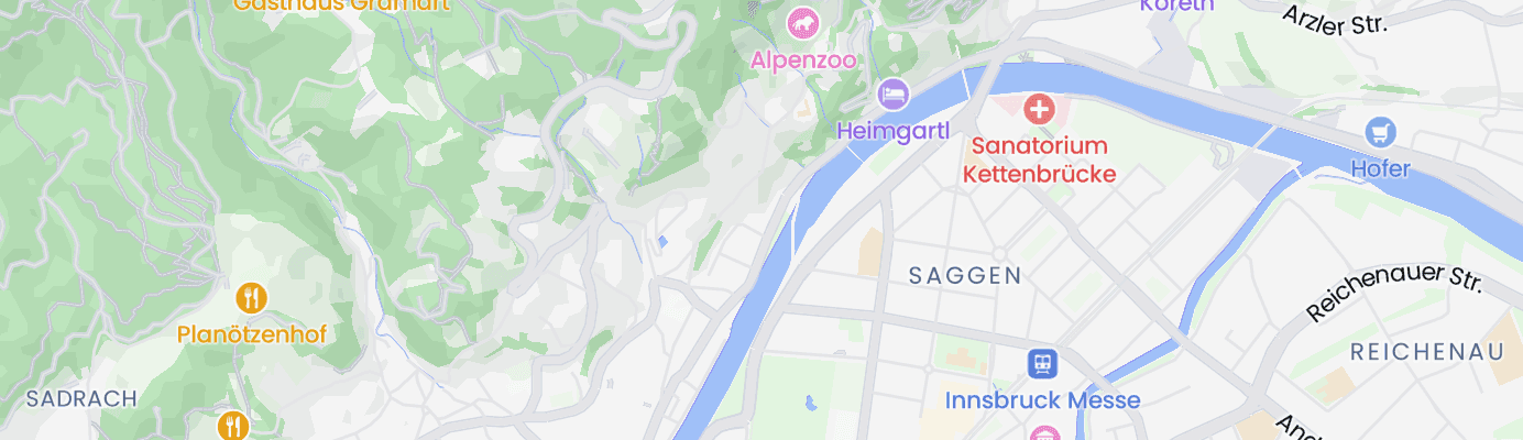 Karte mit dem ungefähren Standort