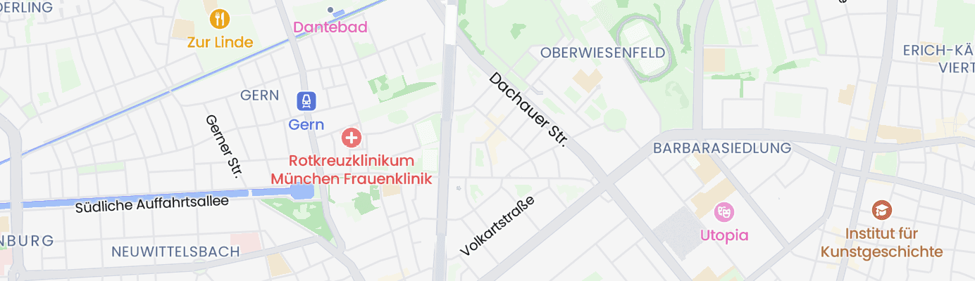 Karte mit dem ungefähren Standort
