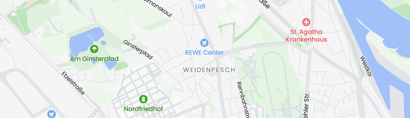 Karte mit dem ungefähren Standort
