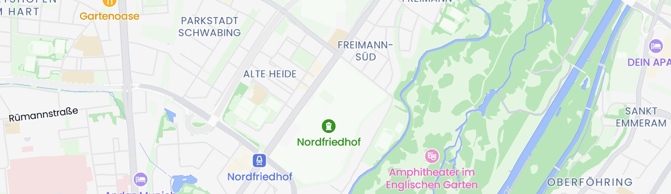 Karte mit dem ungefähren Standort