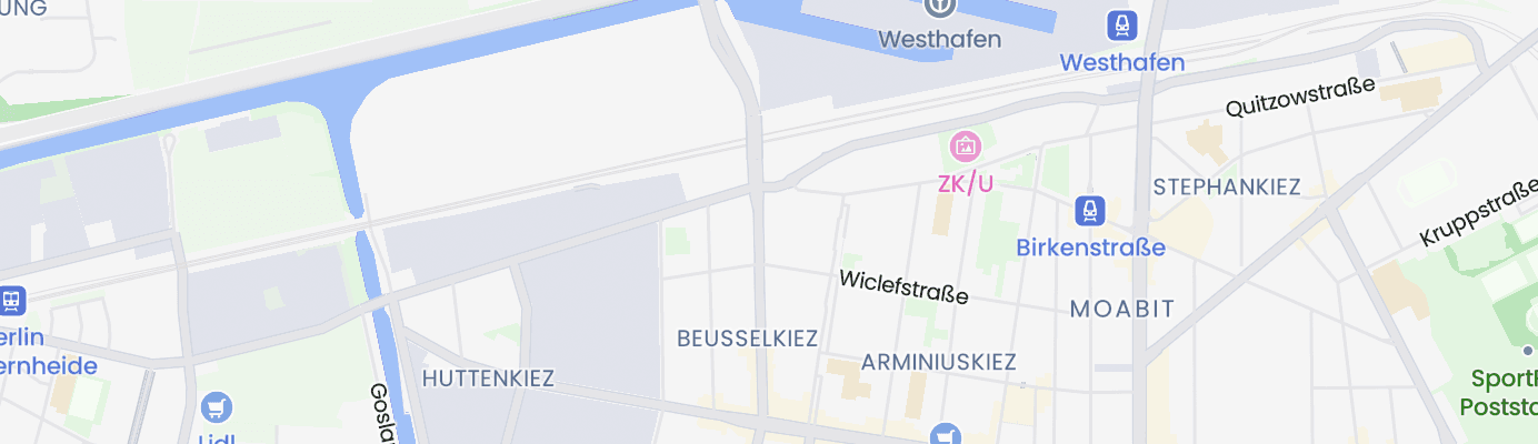 Karte mit dem ungefähren Standort