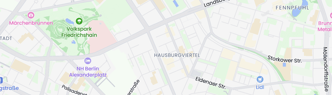 Karte mit dem ungefähren Standort