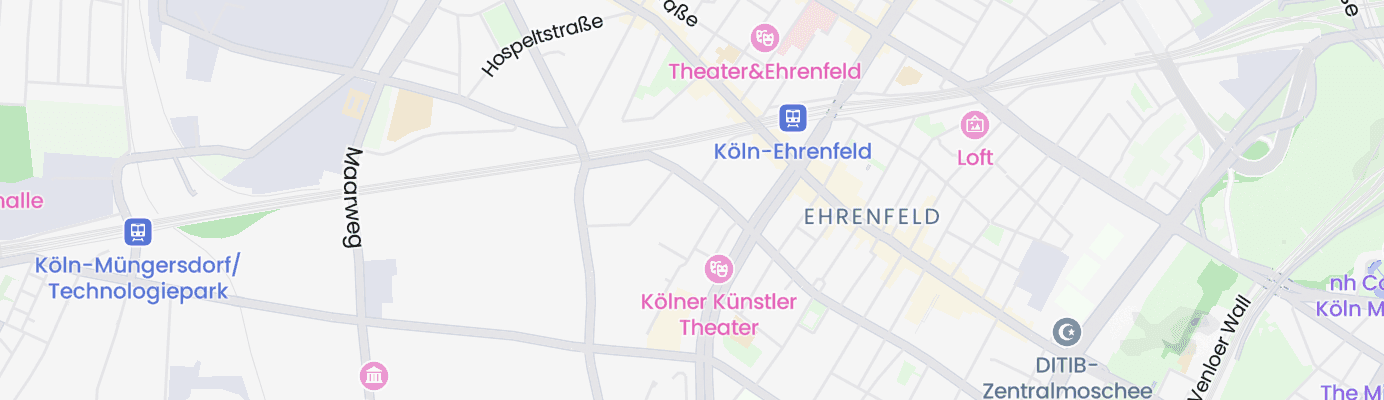 Karte mit dem ungefähren Standort