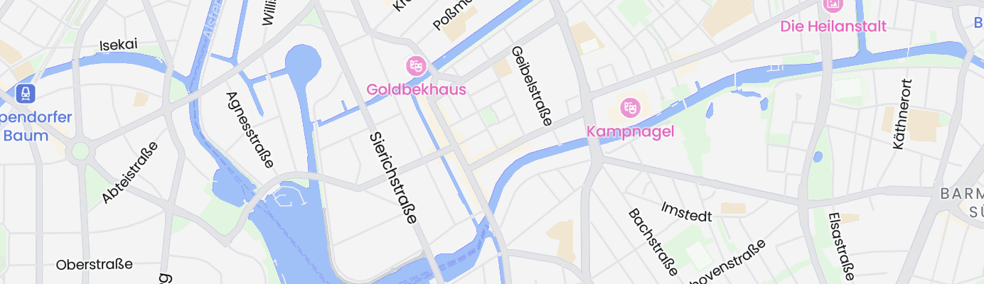 Karte mit dem ungefähren Standort