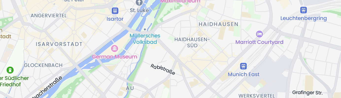 Karte mit dem ungefähren Standort