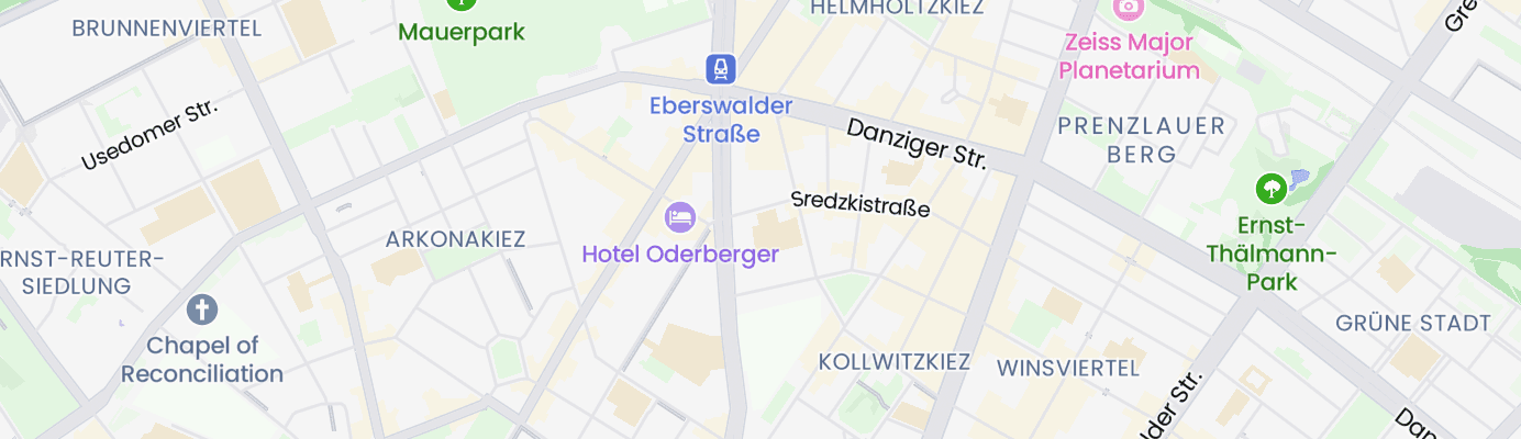 Karte mit dem ungefähren Standort