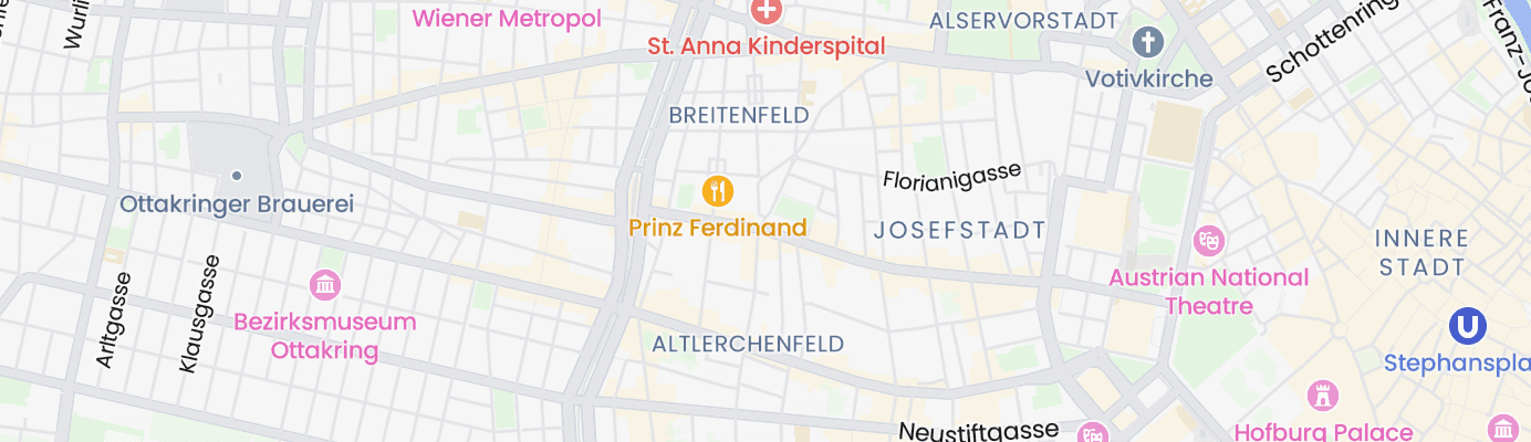 Karte mit dem ungefähren Standort