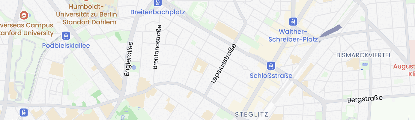 Karte mit dem ungefähren Standort