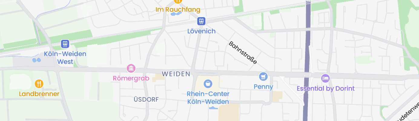 Karte mit dem ungefähren Standort