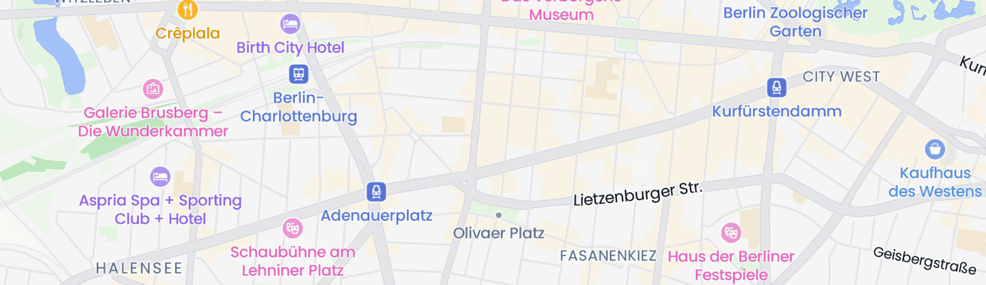 Karte mit dem ungefähren Standort