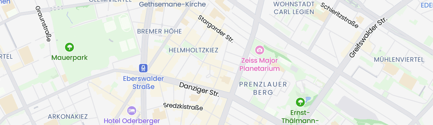 Karte mit dem ungefähren Standort