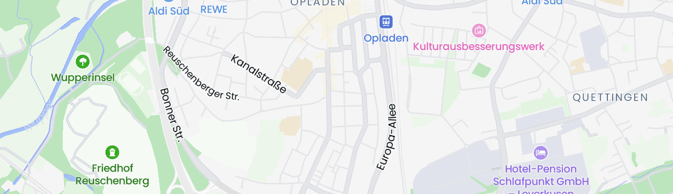 Karte mit dem ungefähren Standort