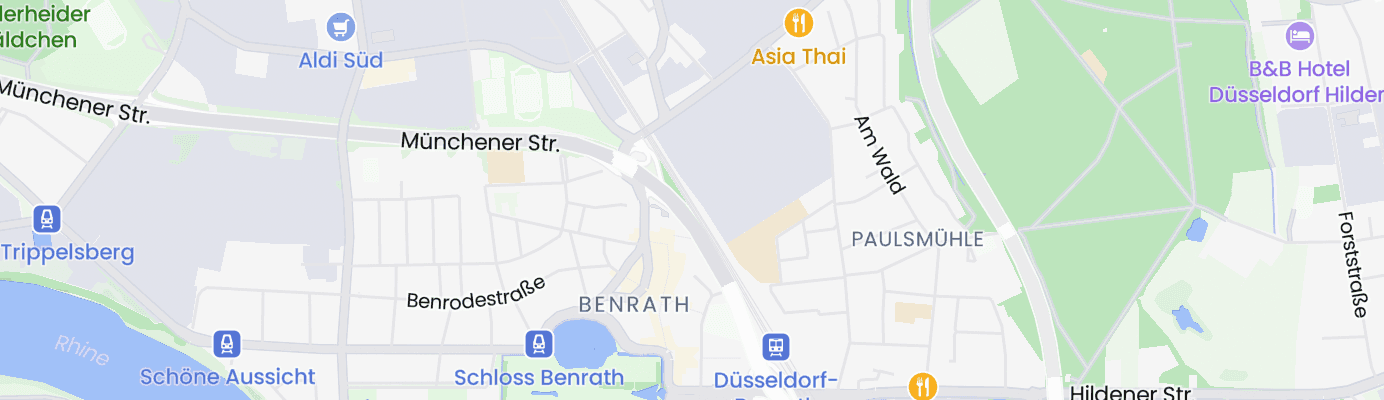 Karte mit dem ungefähren Standort
