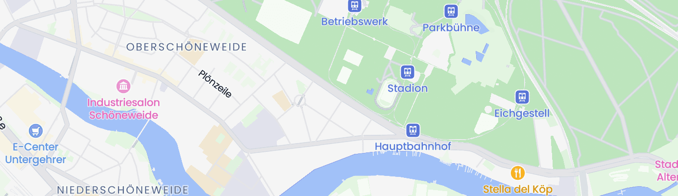 Karte mit dem ungefähren Standort