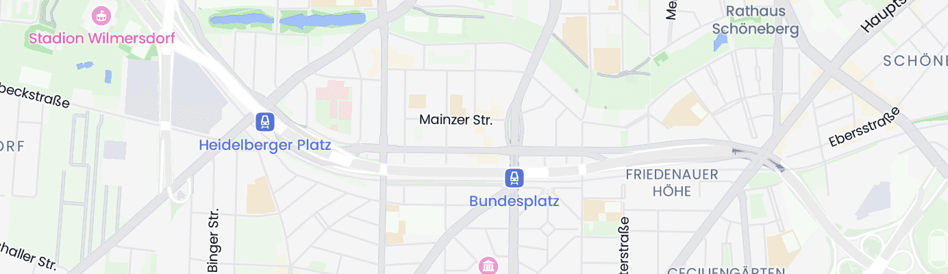 Karte mit dem ungefähren Standort
