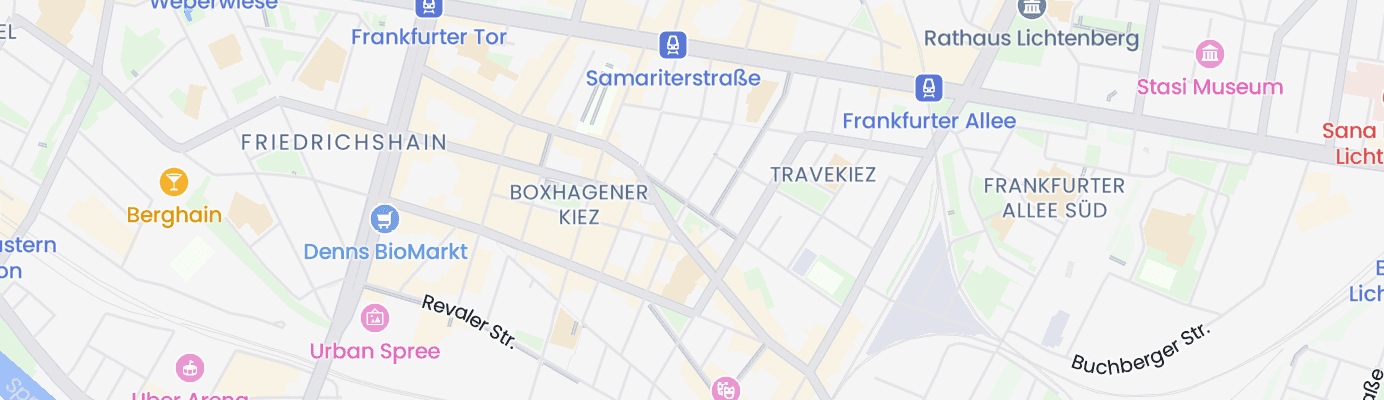 Karte mit dem ungefähren Standort
