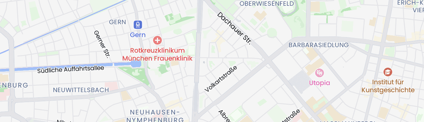 Karte mit dem ungefähren Standort