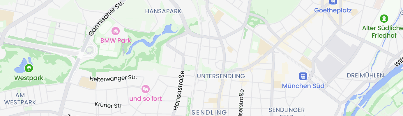 Karte mit dem ungefähren Standort