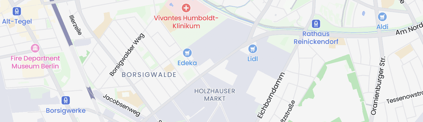 Karte mit dem ungefähren Standort