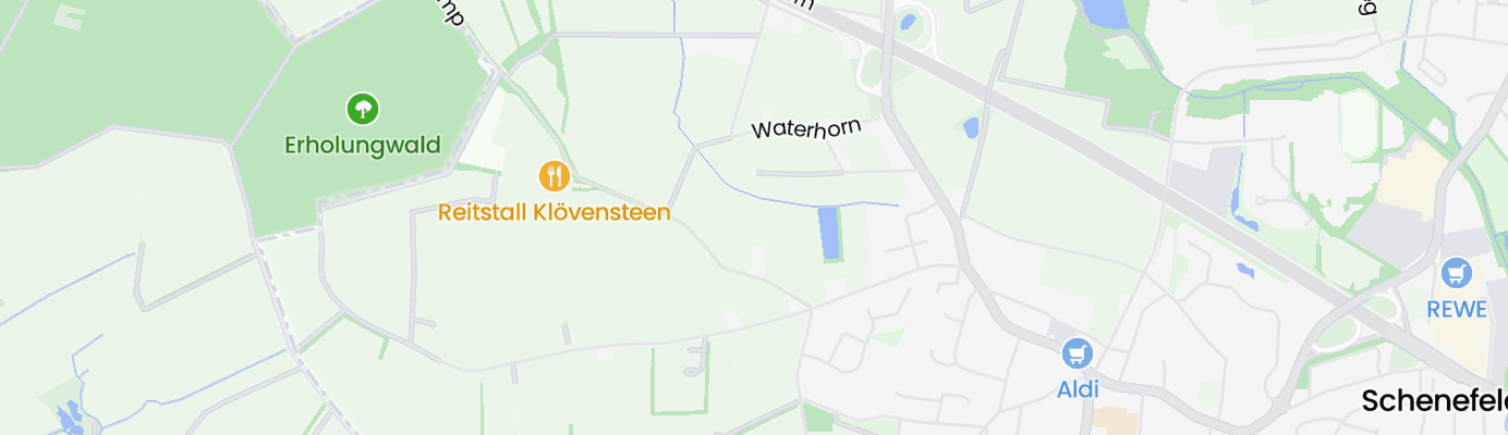 Karte mit dem ungefähren Standort
