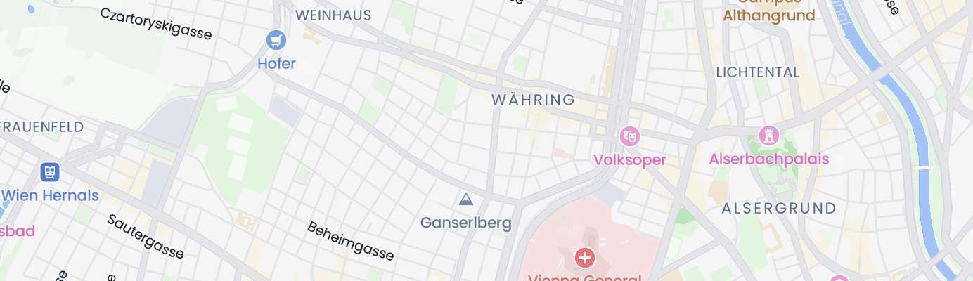Karte mit dem ungefähren Standort