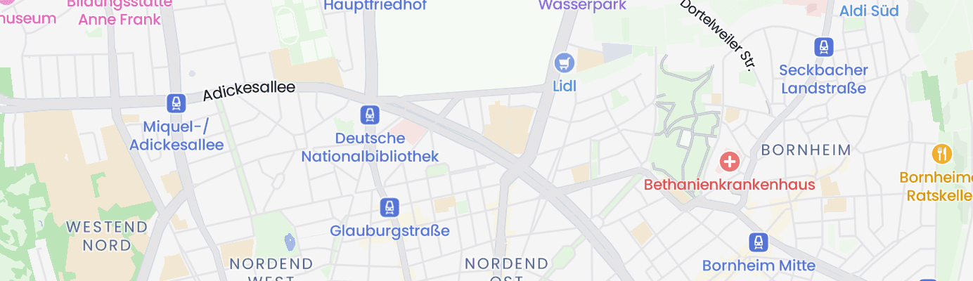 Karte mit dem ungefähren Standort