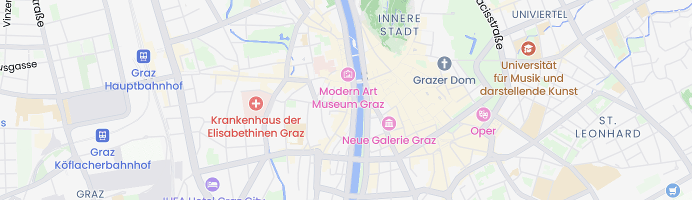 Karte mit dem ungefähren Standort